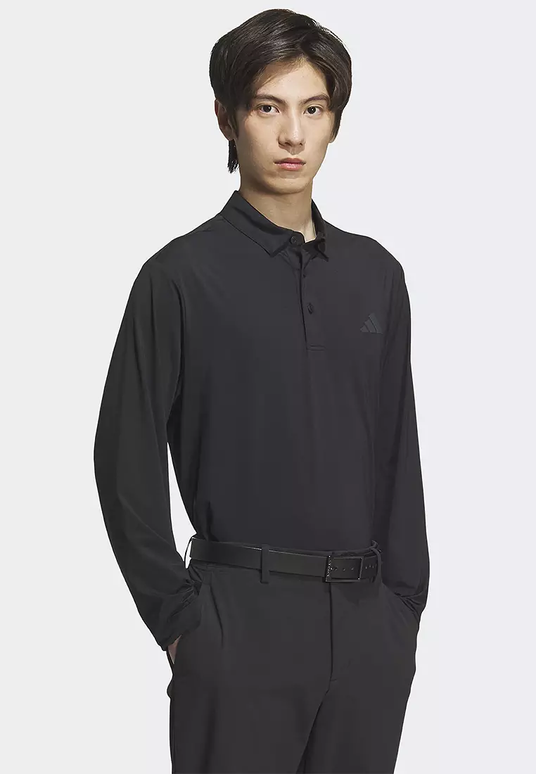 3-Stripes Long Sleeve Polo Shirt