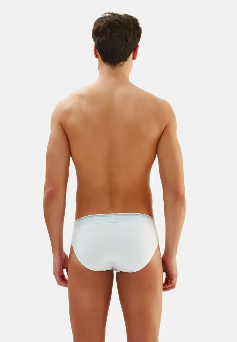 Buy EROS 2 Pack White Briefs Underwear for Men Online ZALORA