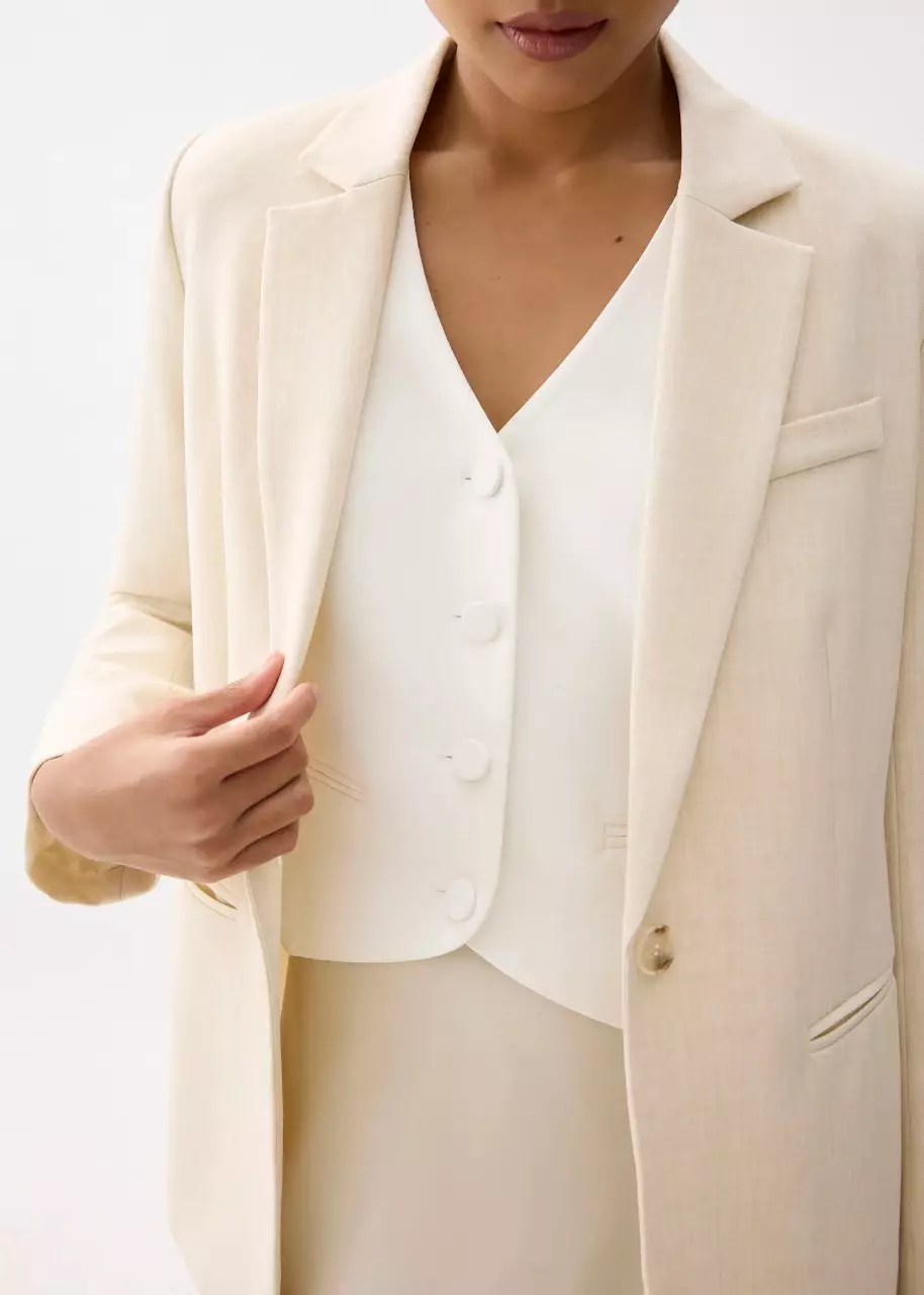 Blazer Wanita - RuchedReady™ Aera Slim Blazer