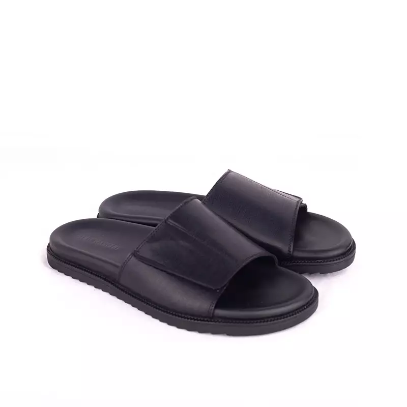 Sandal Kulit Pria Gino Mariani Hector Black