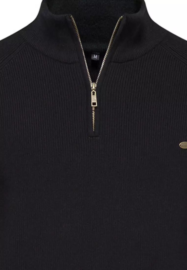 Stand Collar Slim Fit Sweater AX-Y832