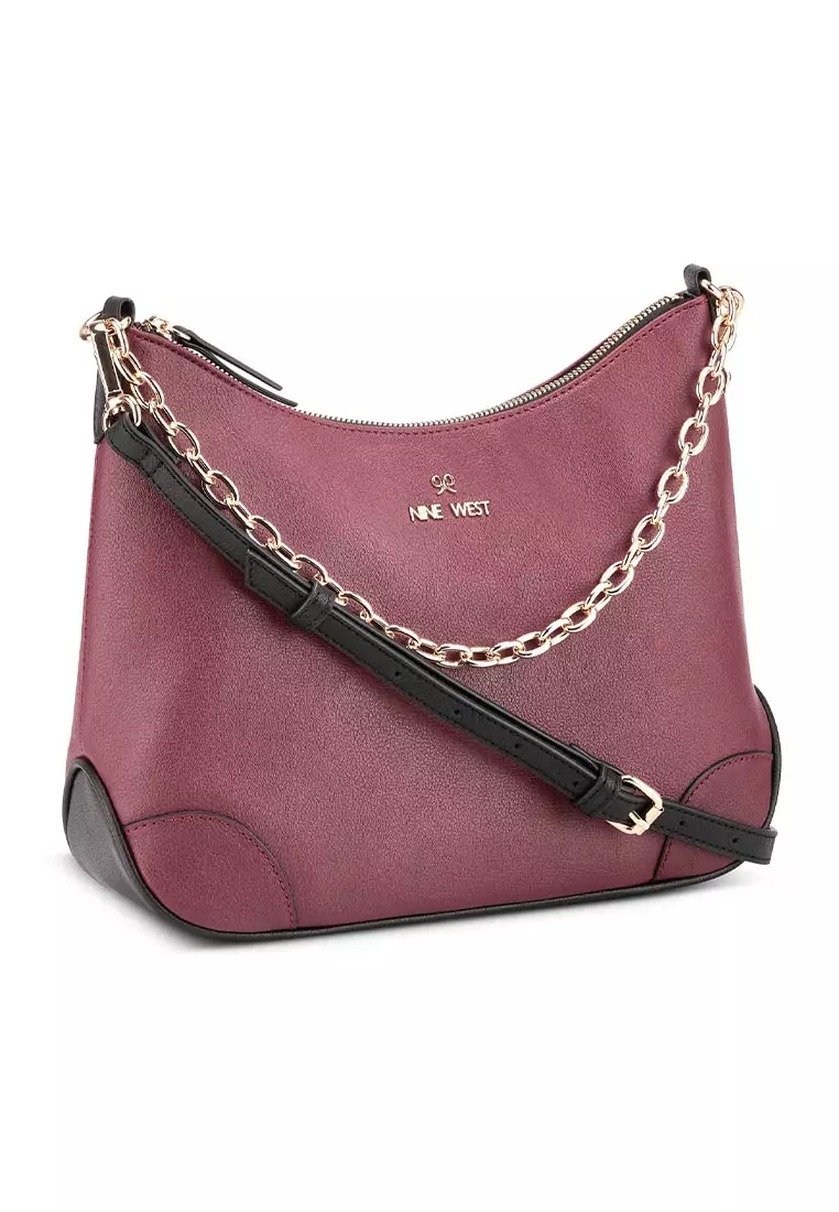 Nine west red online crossbody bag