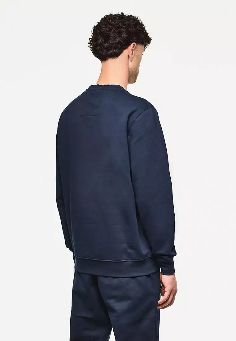 MENS NAVY/SUNSET RAVAL WOAN SWEATSHIRT