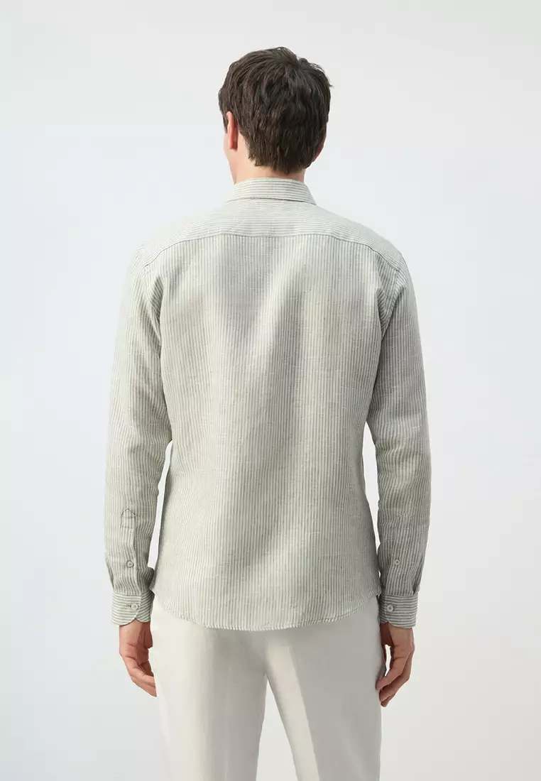 Regular-Fit 100% Linen Shirt