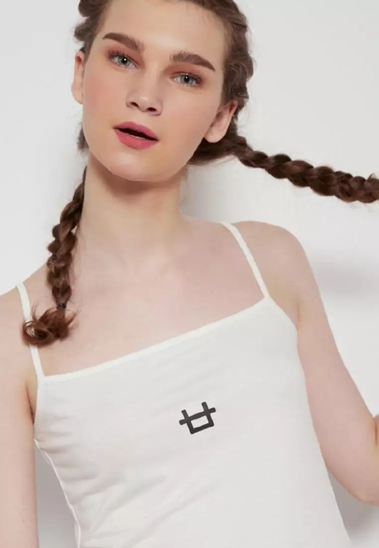 LTD15 HEM camisole tanktop tali logo white
