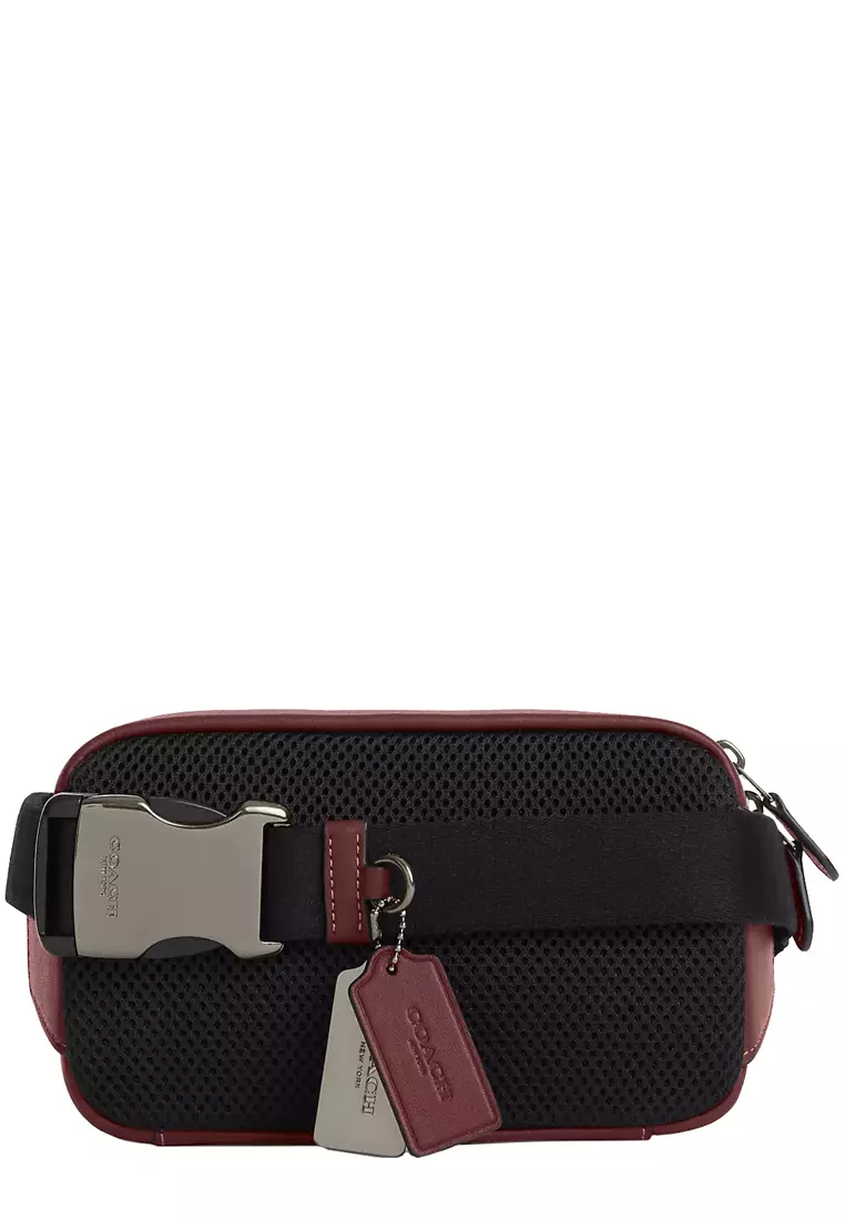 Coach Coach Wyatt Belt Bag in Signature Leather in Wine