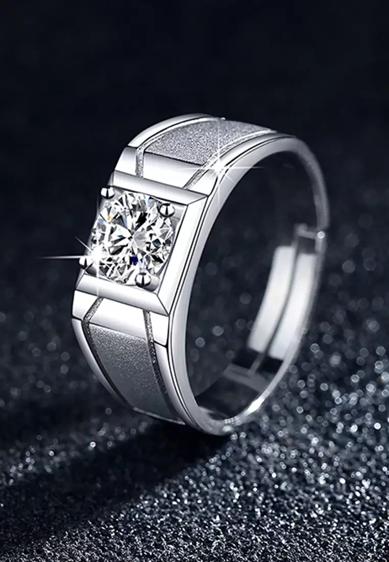 Cincin Pria High Quality Ring 100% Asli Cincin Fashion Cincin Pasangan Cowo Pria