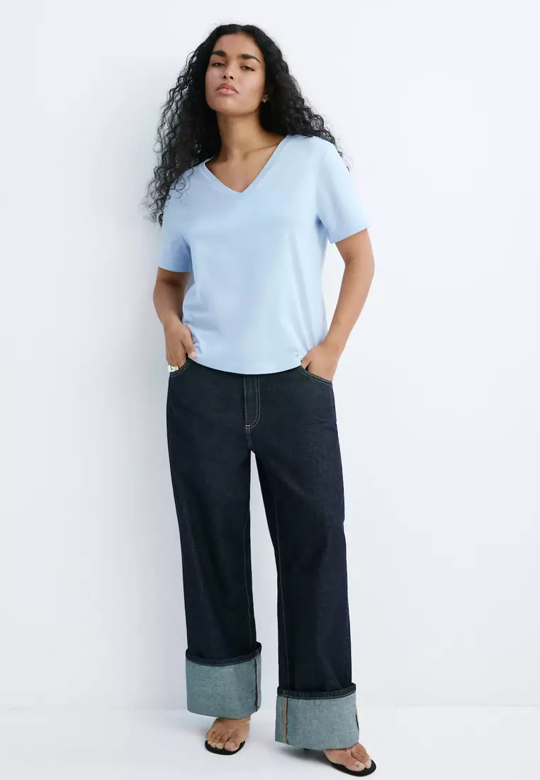 V-Neck Cotton T-Shirt