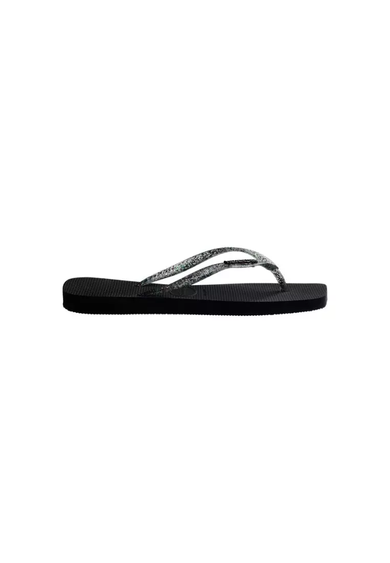 Flatform Black Glitter Havaianas Flip Flops Shop Havaianas Women's