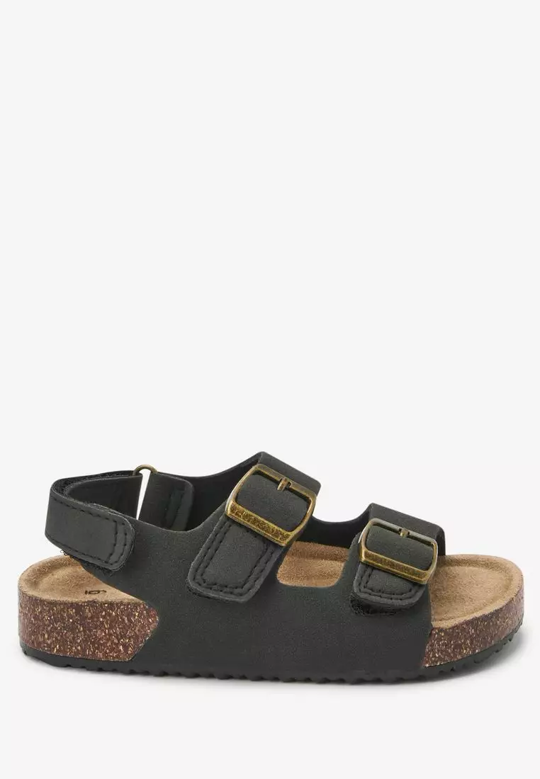 Baby double best sale buckle sandals