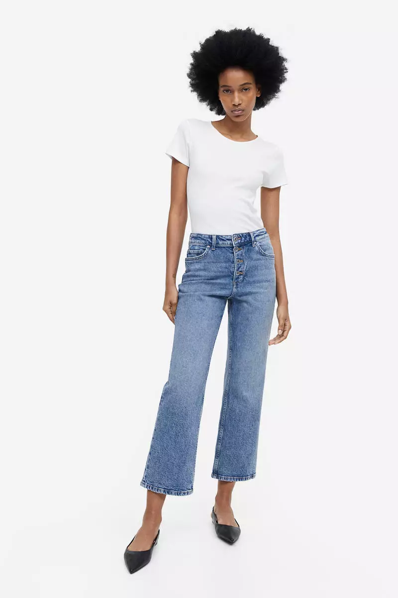 Buy H&M Slim Regular Ankle Jeans Online