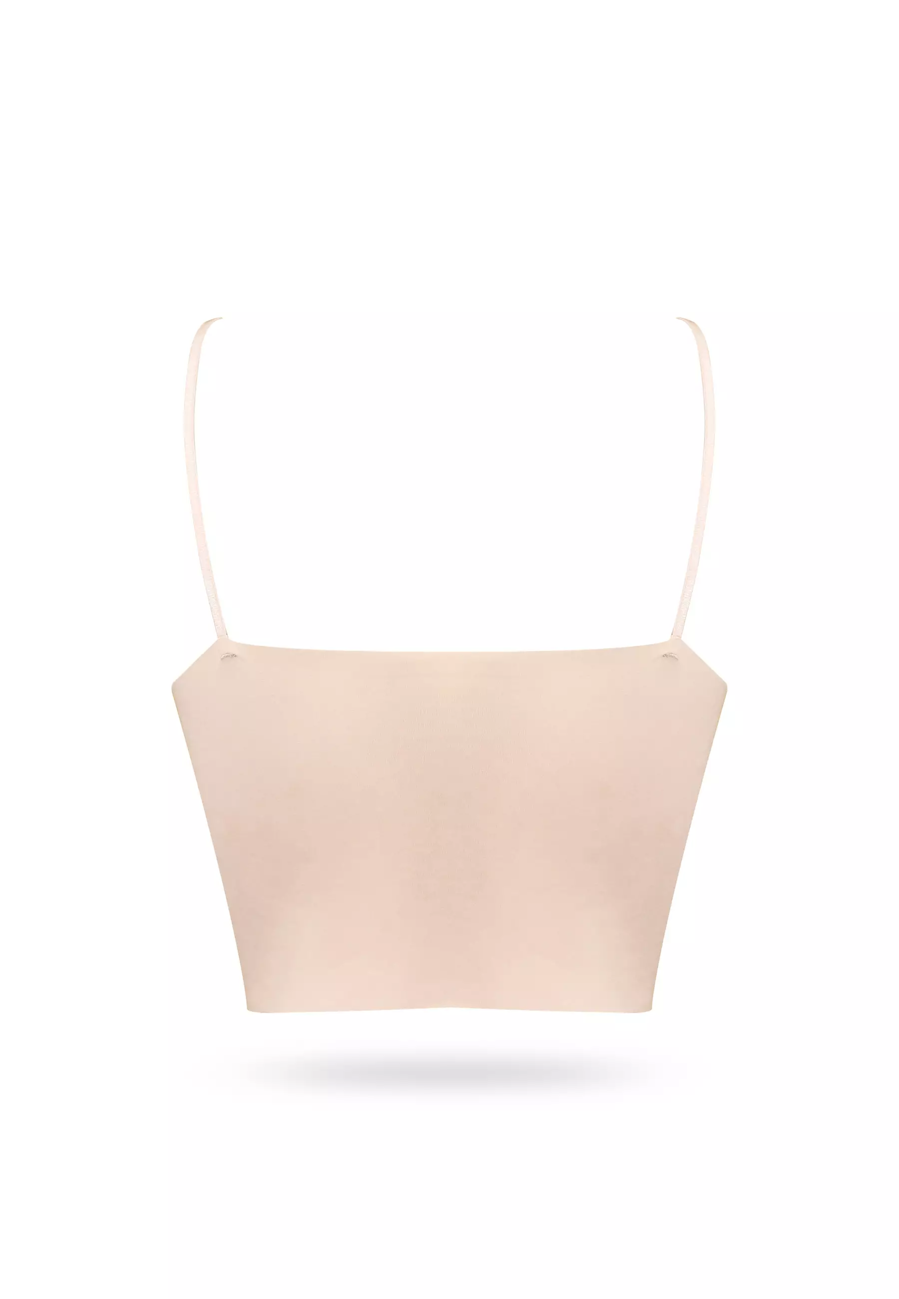 YouHave Tanktop Bralette Seamless Bra Busa Tali Kecil Croptop Tangtop Singlet Wanita Cewe Tank Top Seamless Perempuan 100199