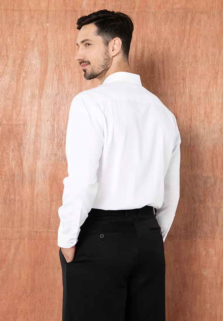GMV Men's Long Sleeves Business Shirt Plain - GM50001b221