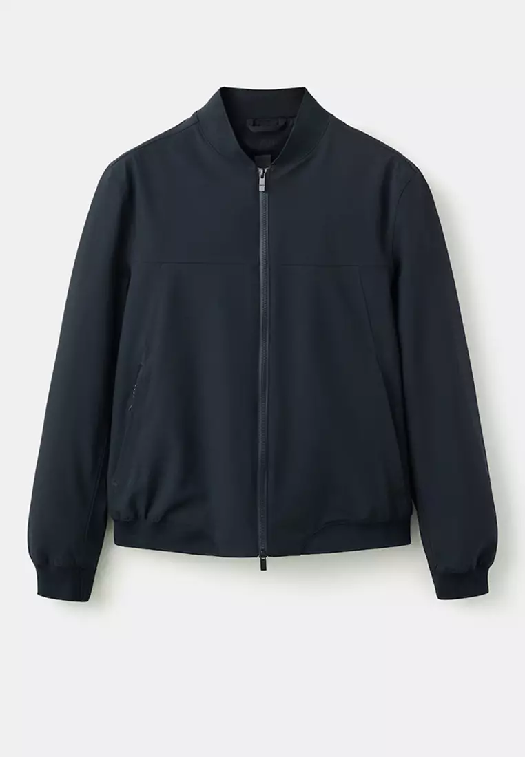 Water-Repellent Bomber Jacket