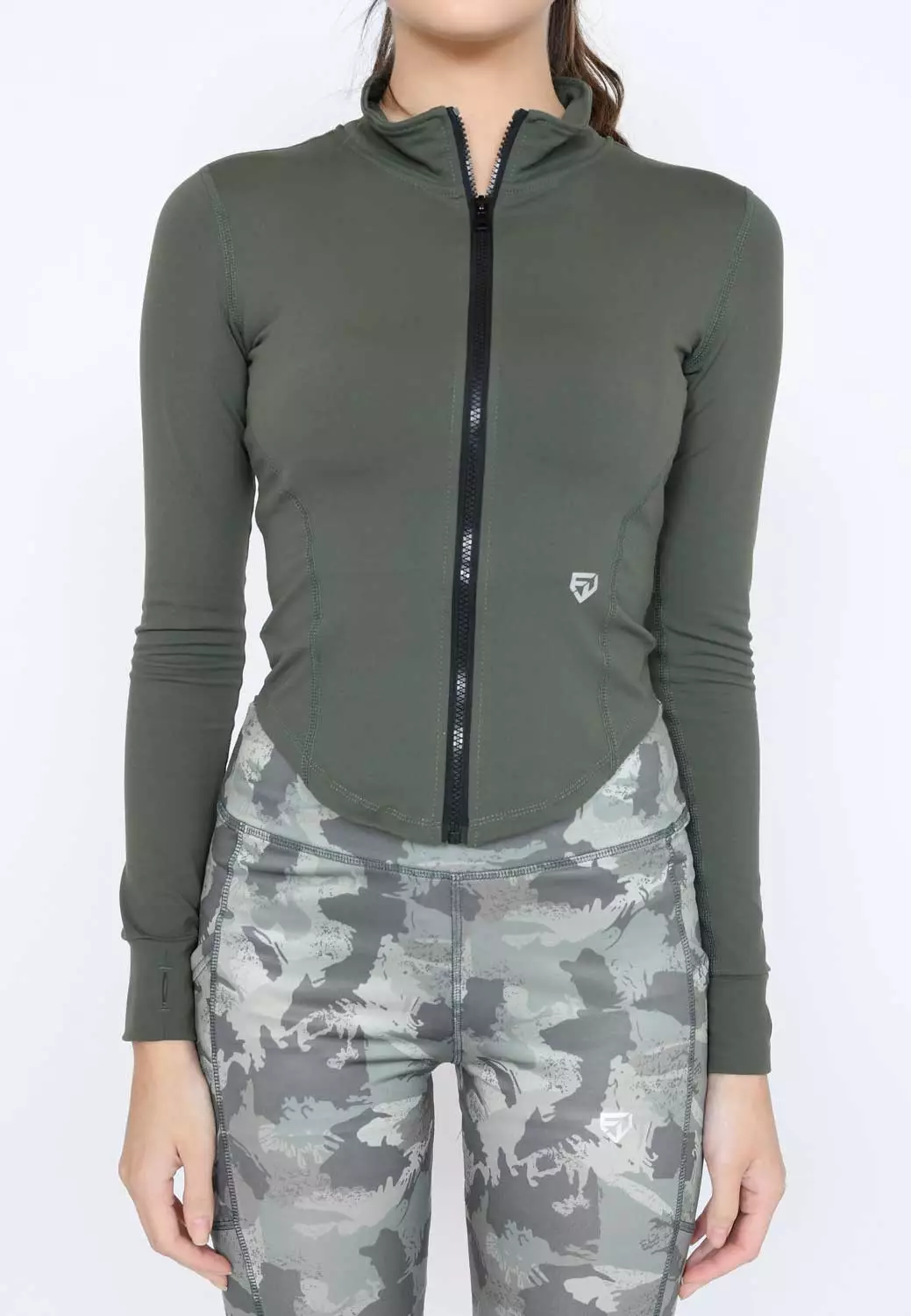 Jaket discount army crop