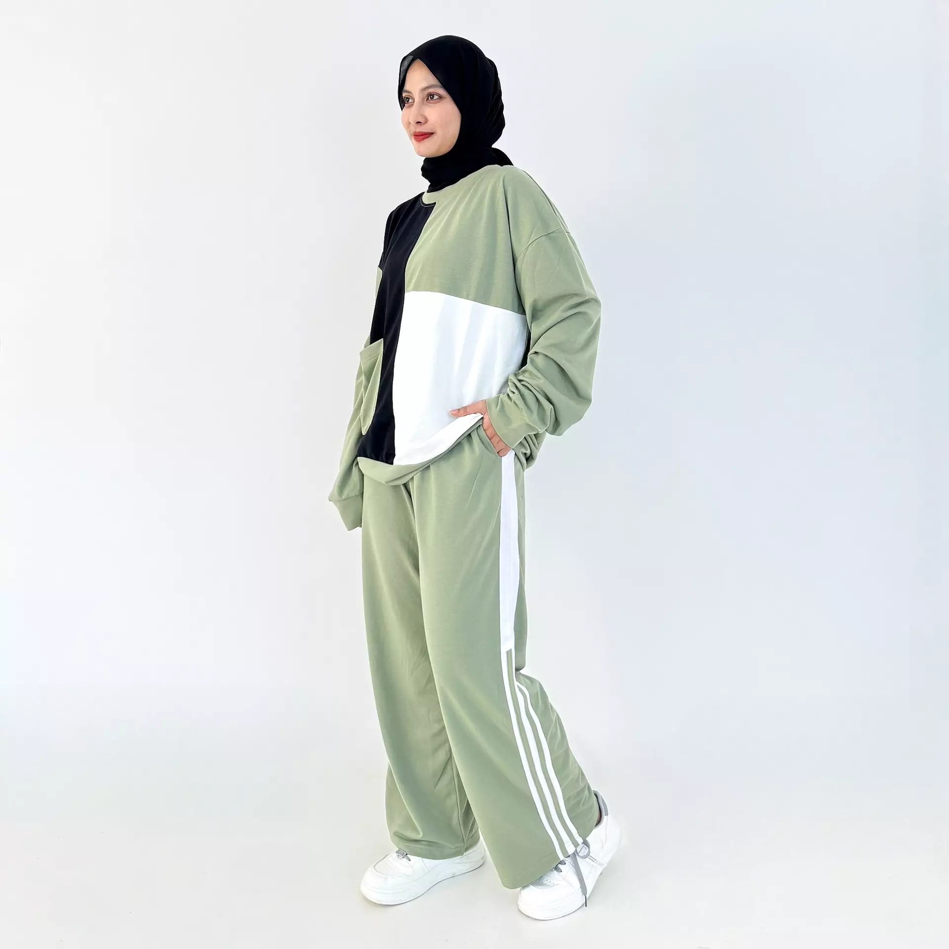 Setelan Training Gita - Set Sporty Olahraga Padel MINT