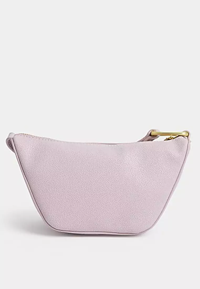 Faux Leather Mini Cross Body Bag