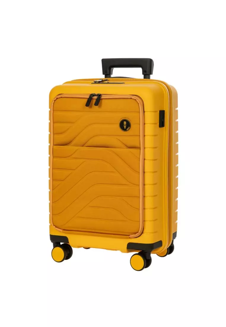 Bric's Ulisse 21" Carry-On Expandable Luggage Spinner With Front Pocket - Mango