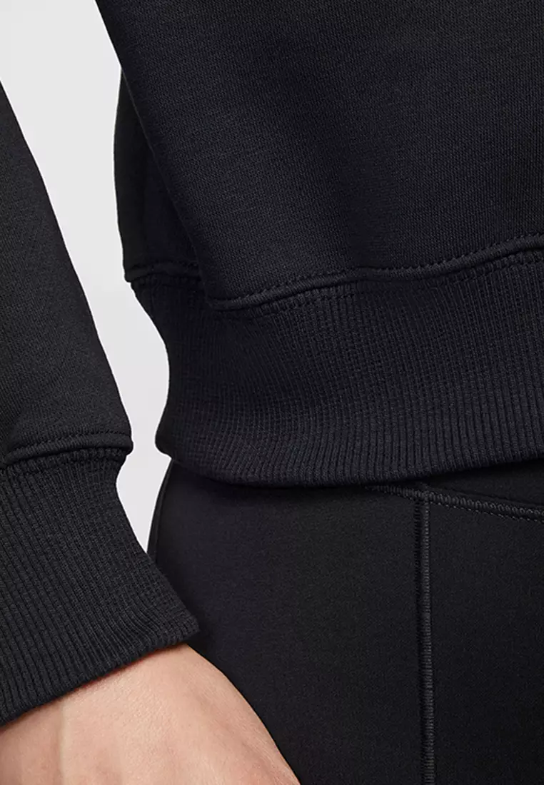 Phoenix Fleece Oversized Cropped Hoodie