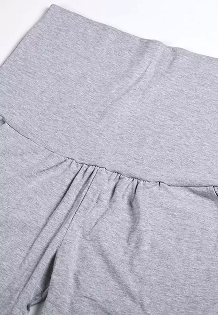 Comfy Maternity Joggers Light Grey