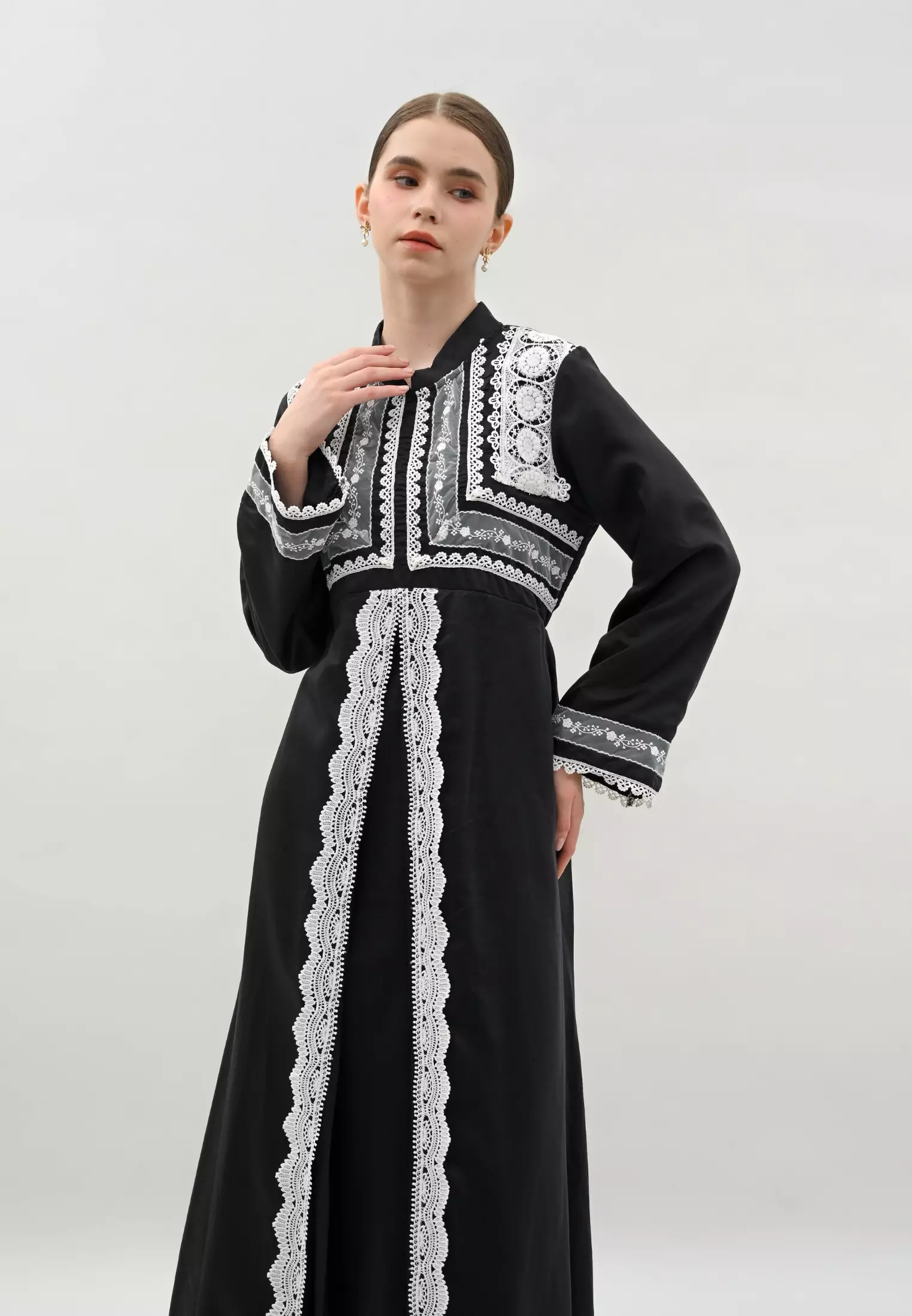 Liora Dress - Charcoal