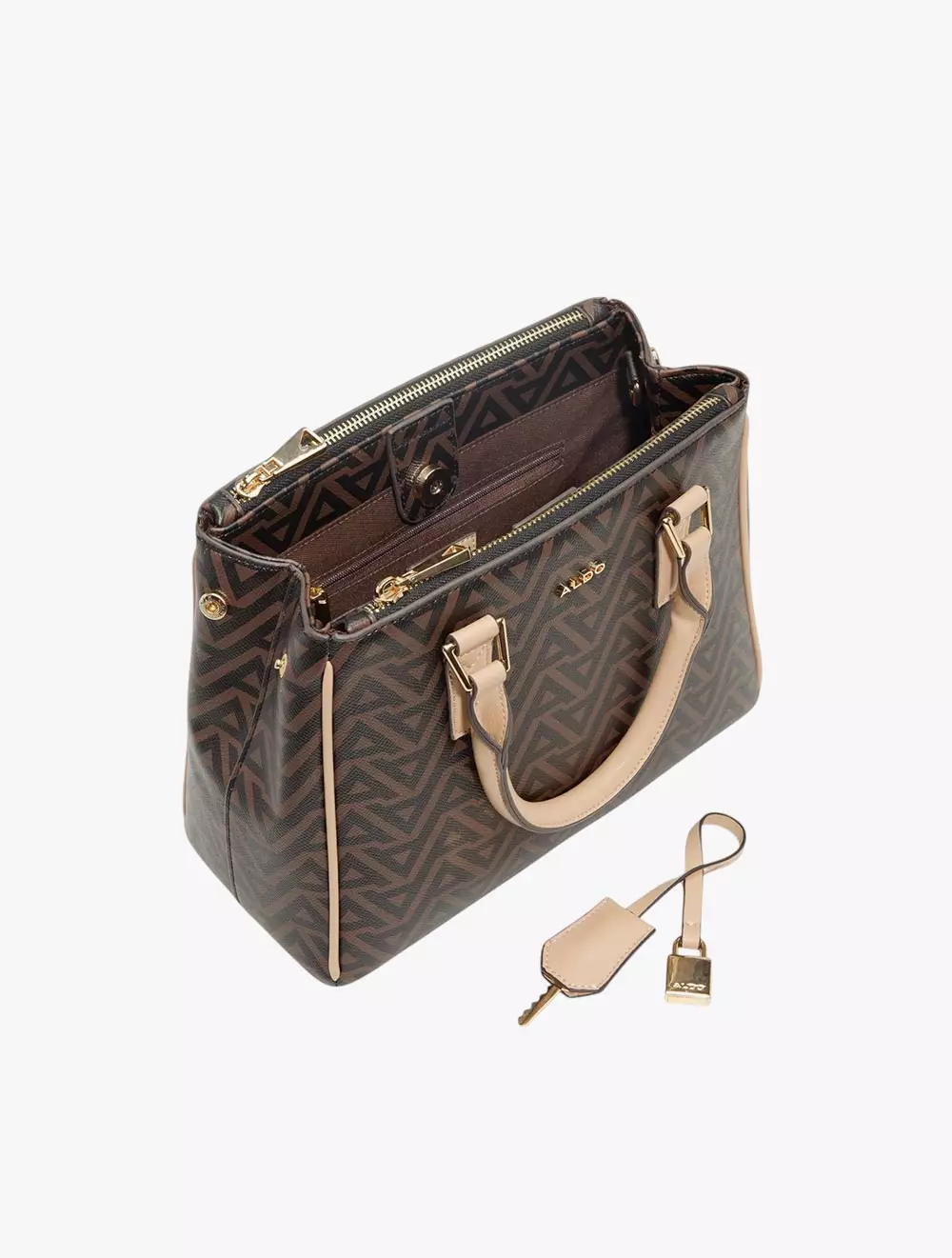Aldo Javamaentar Women's Satchel Bag - Brown