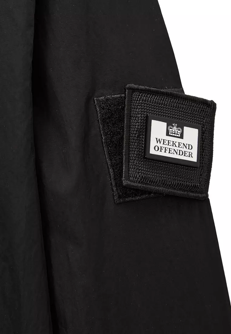 MENS BLACK KRAMER PARACHUTE CREW OVERTOP