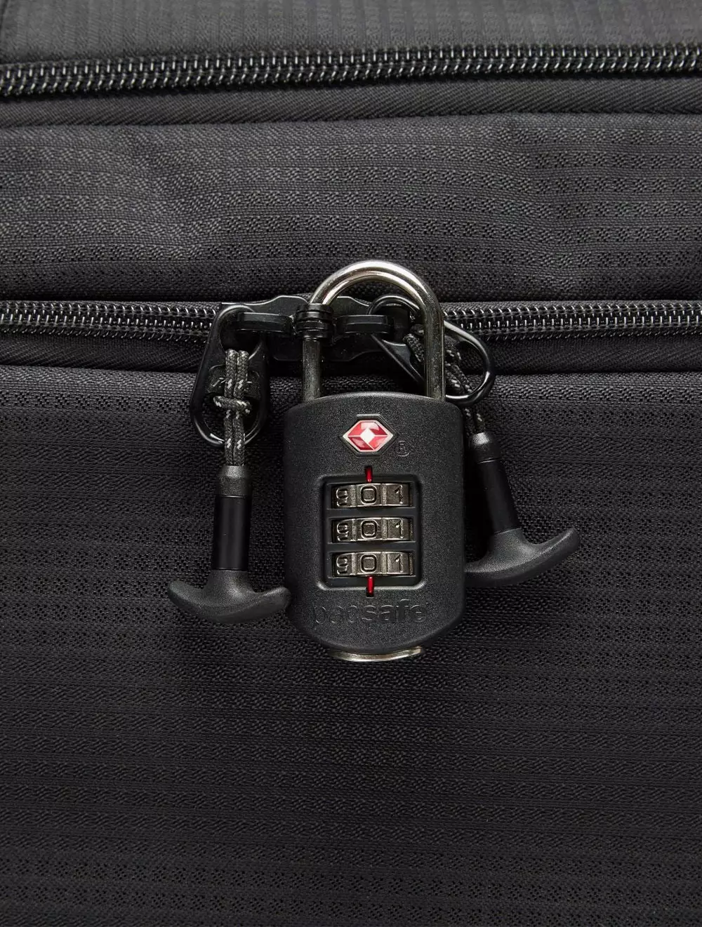 Pacsafe Prosafe® 1000 Combination Lock With steel Cable Black - Black