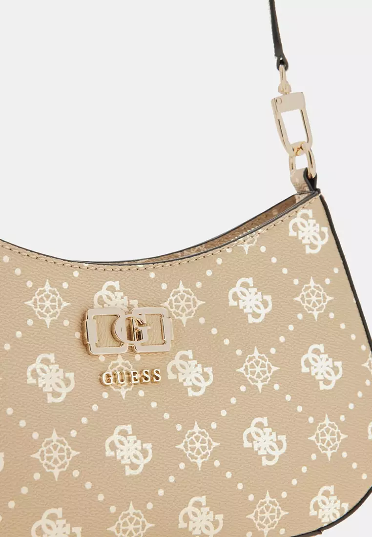Emelie Logo Top Zip Shoulder Bag