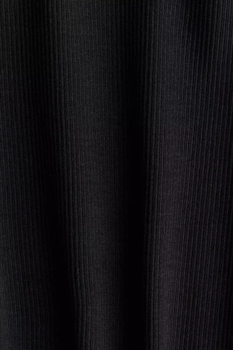 Integral-bra cotton T-shirt