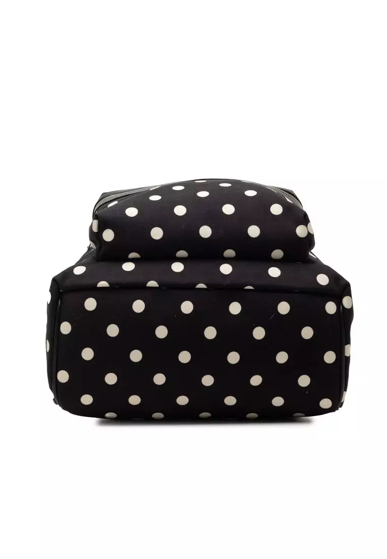 Buy SAINT LAURENT Pre-Loved Saint Laurent Canvas Polka Dot  display picture 1