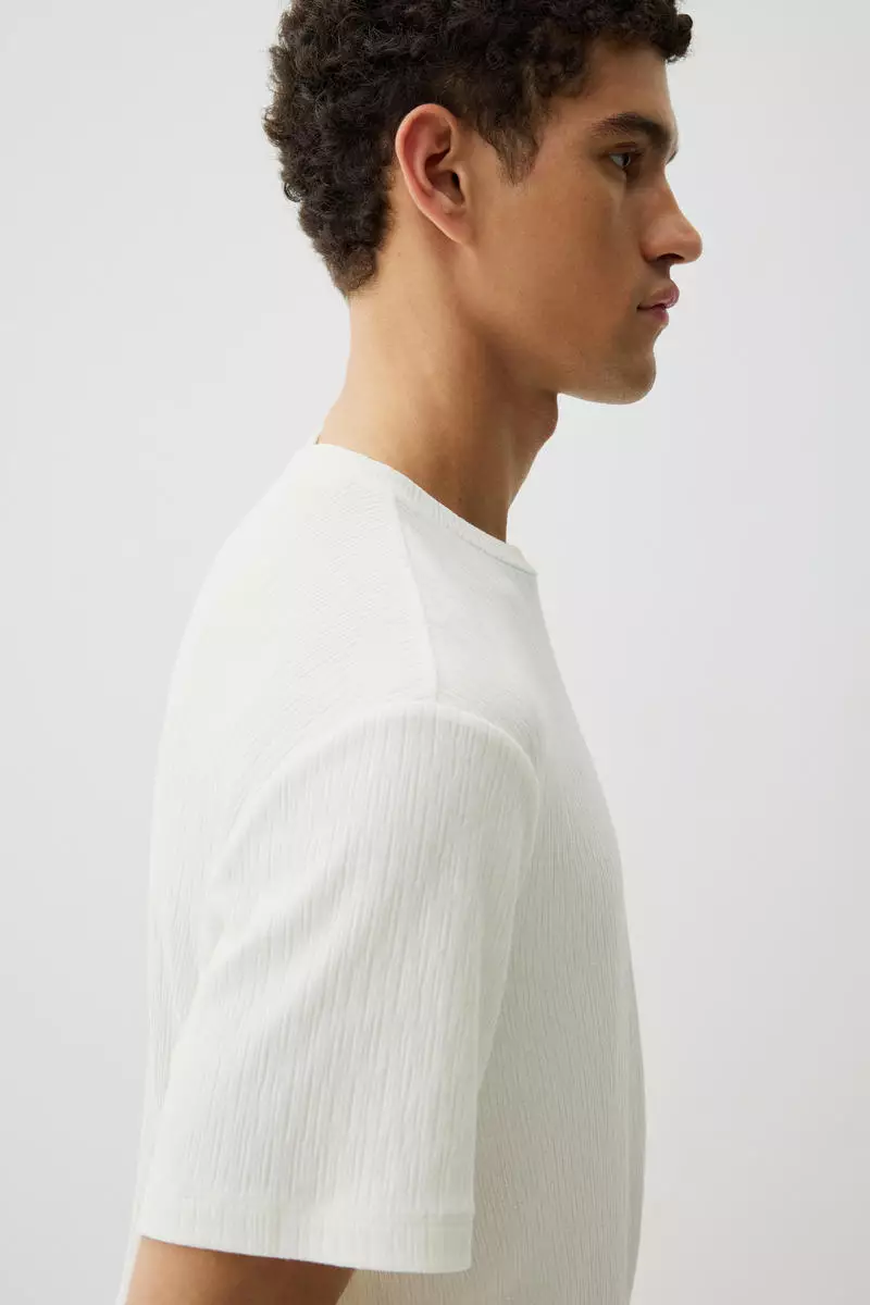 Regular Fit Textured T-shirt
