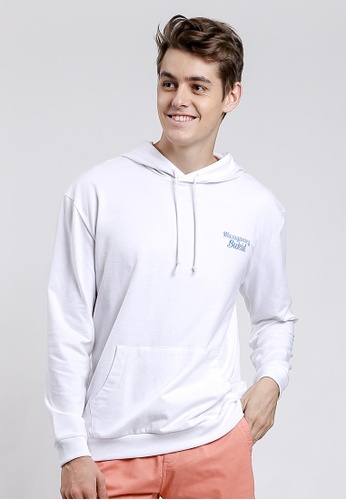 BENCH white Bench x Mobo Men's Oversized Hoodie 1B098AACFD4D21GS_1