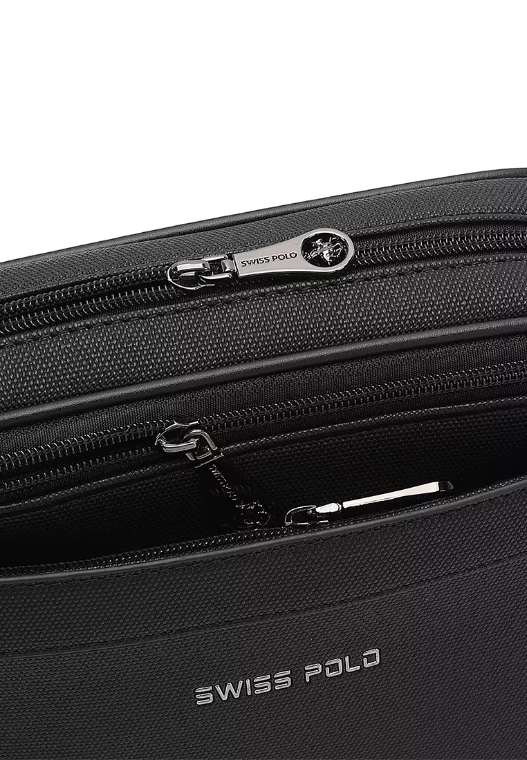 Men's Sling Bag / Crossbody Bag - Black