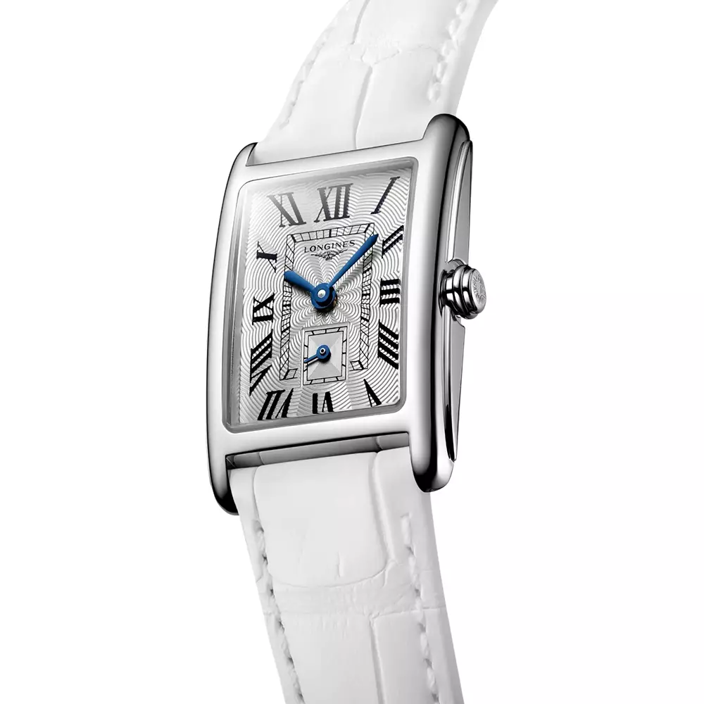 Dolcevita 20 - L5.255.4.71.2 Quartz Silver Flinque White Leather
