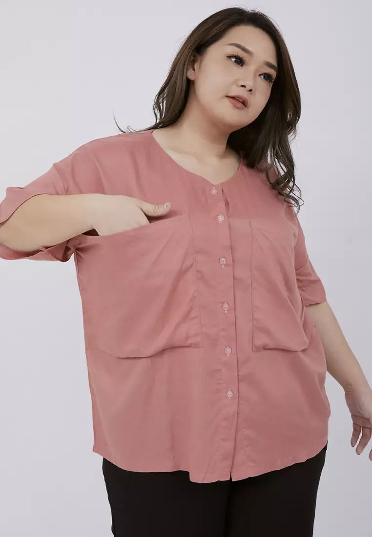 Plus Size Blouse Camelia Salem