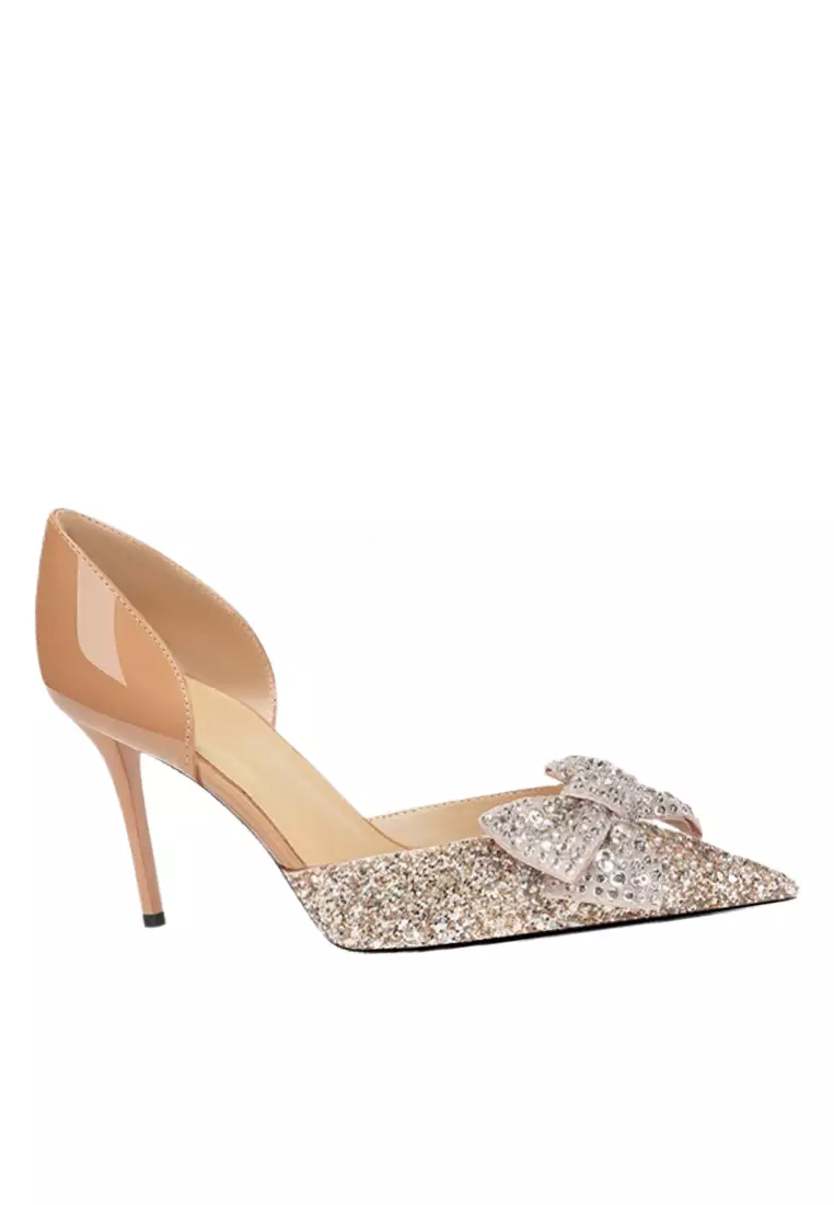 Discount on Twenty Eight Shoes  shoes - SKU: 6cm Bow Pointed D'orsay Wedding Heels Px708-B69