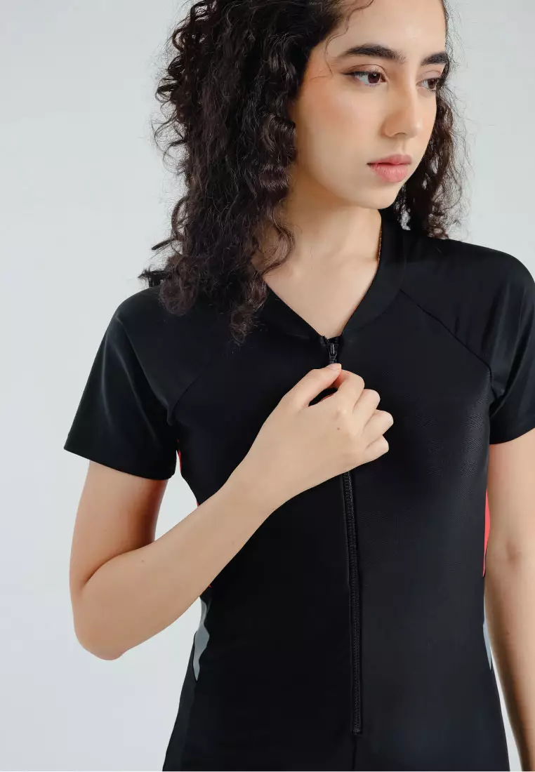 Lavish Short Sleeve Diving - Black