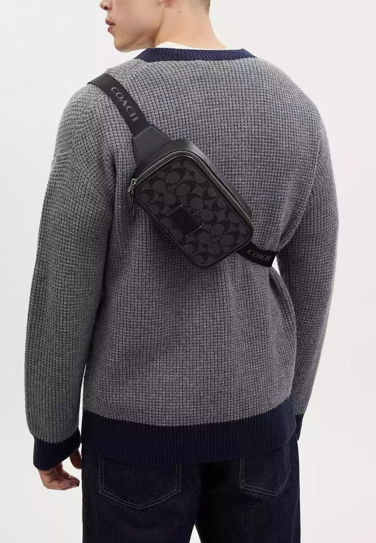 Harga coach waist bag sales