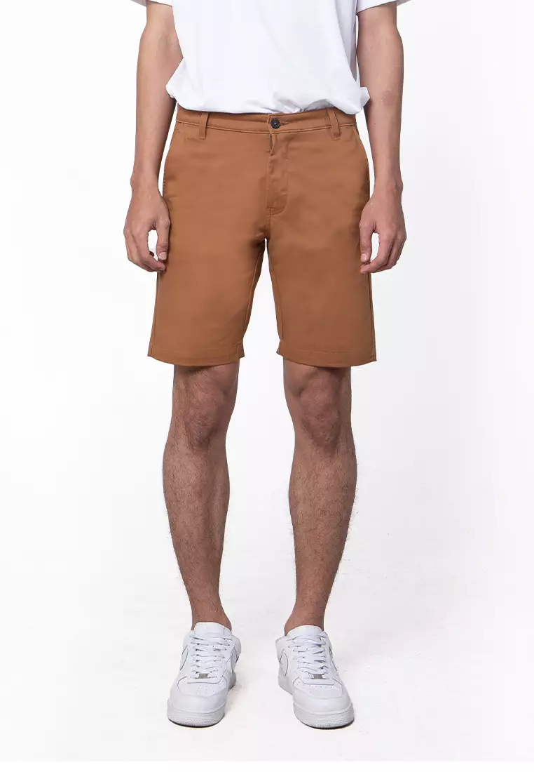 DARIUS - DARK BROWN Celana Pendek - Bottoms Man Reguler Fit
