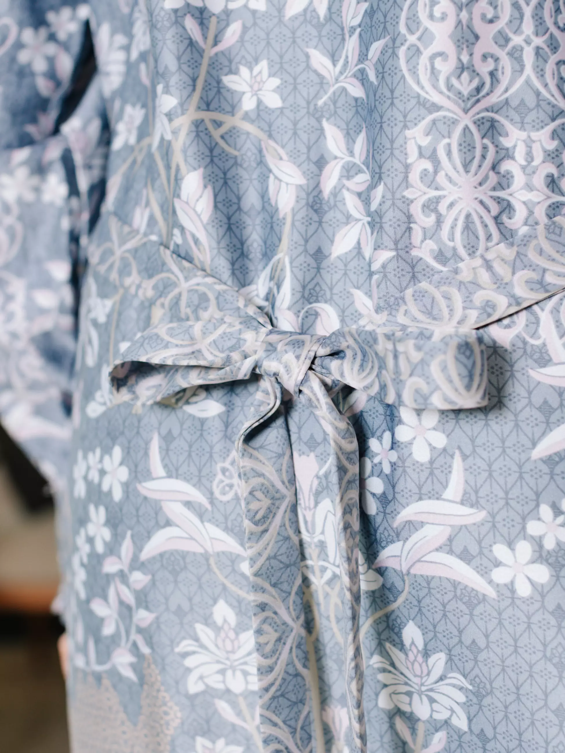 Ranaya Dusty Blue Gamis Wanita Dress