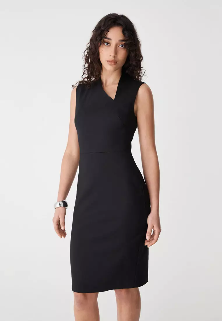 Fiona Asymmetric Pencil Dress