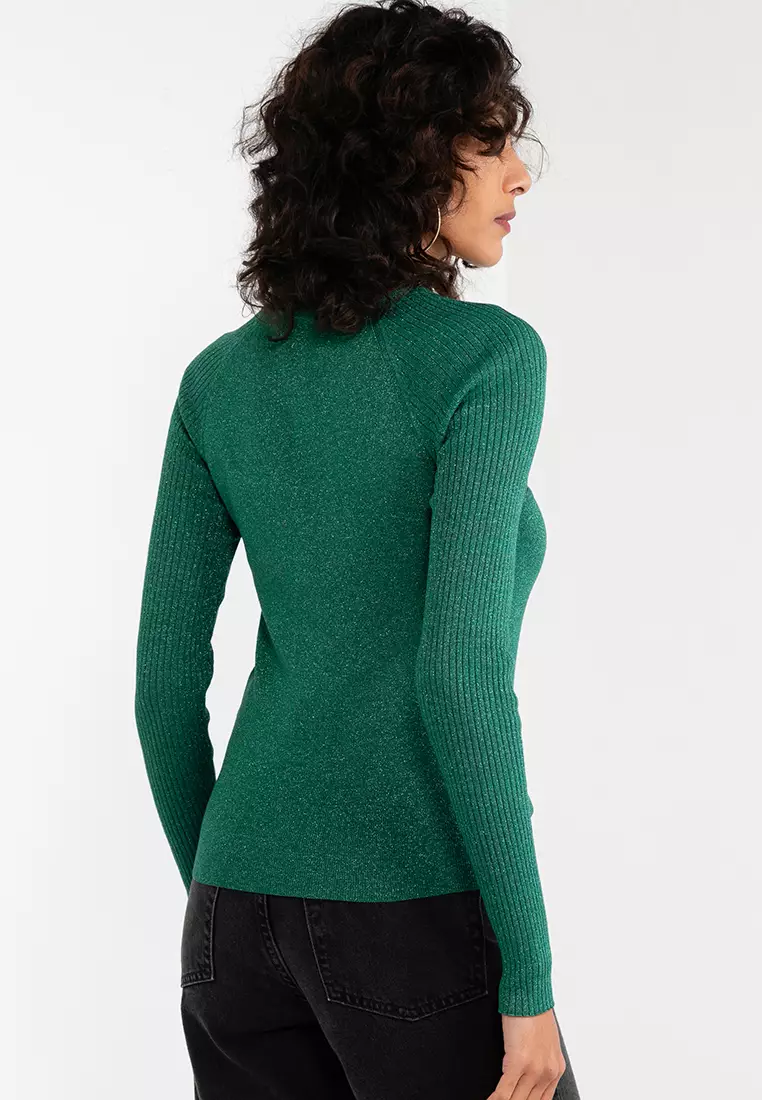 Knotted cut out sweater online