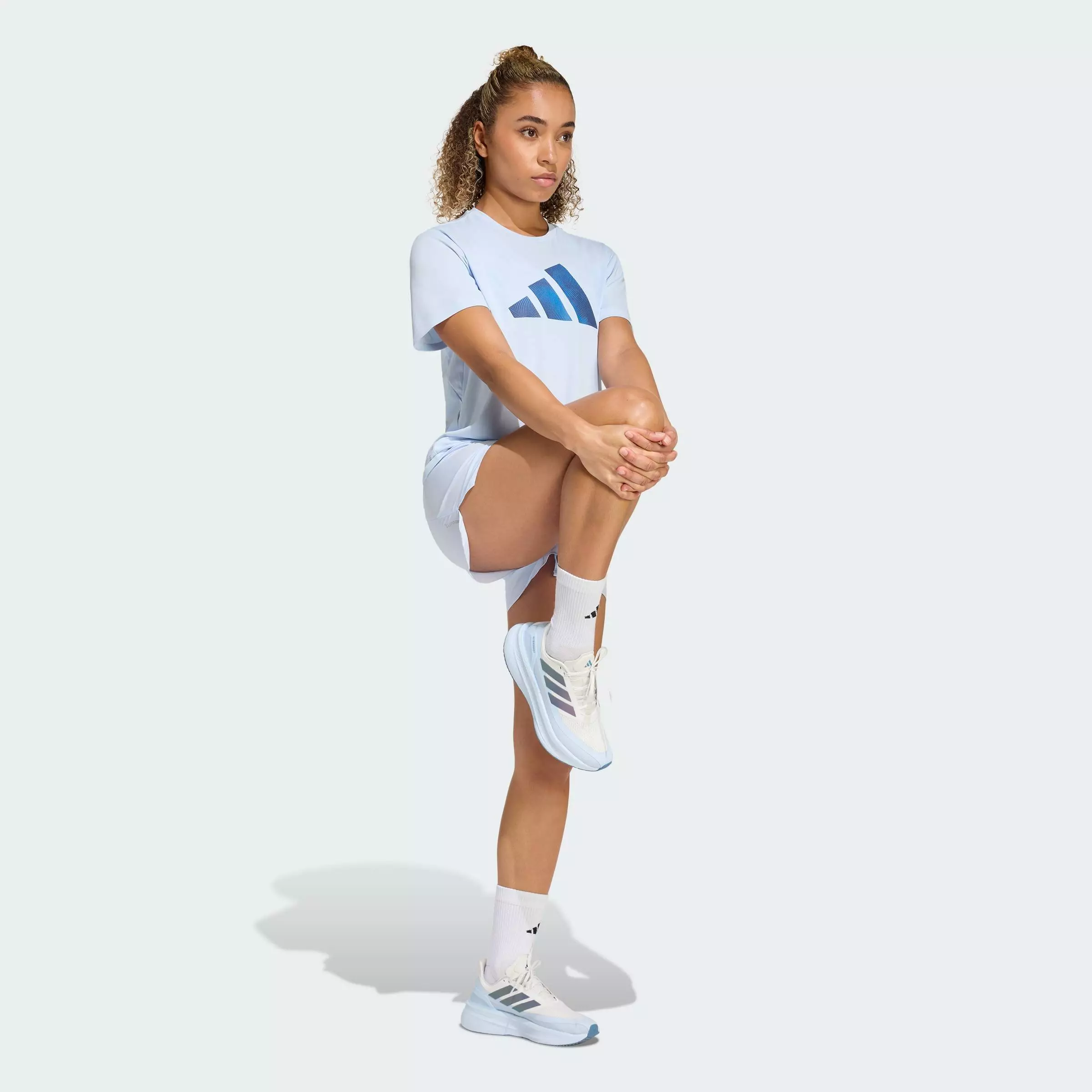 Running adi365 Running Essentials Brand Love T-shirt Women Blue KA0278