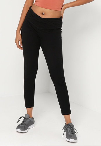 Buy Hollister Cross Cotton Leggings 2023 Online | ZALORA Singapore