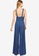 MISSGUIDED blue Pinafore Style Jumpsuit 9D037AAAF6C5D4GS_2