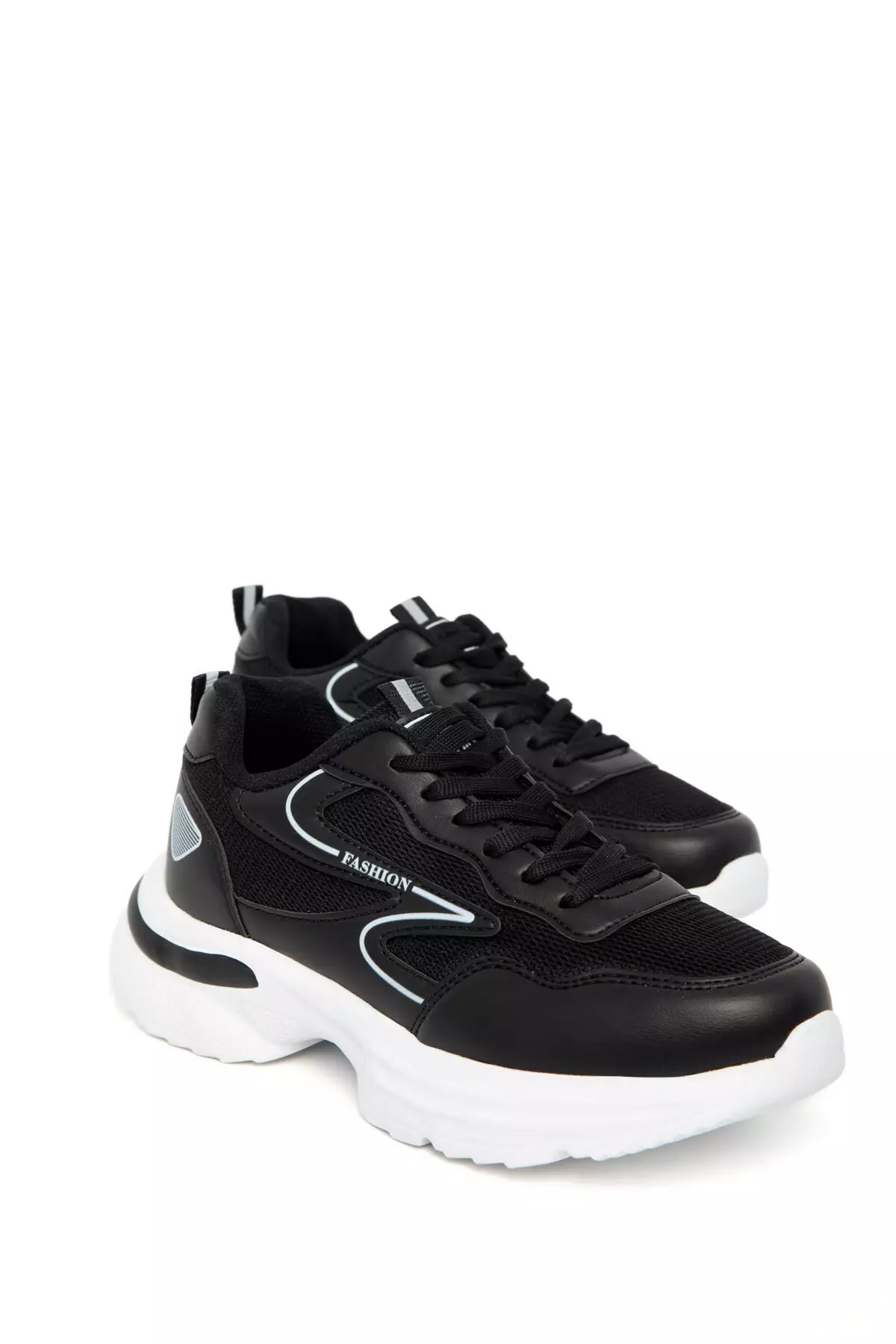 Black-White Women'S Sneaker 21272