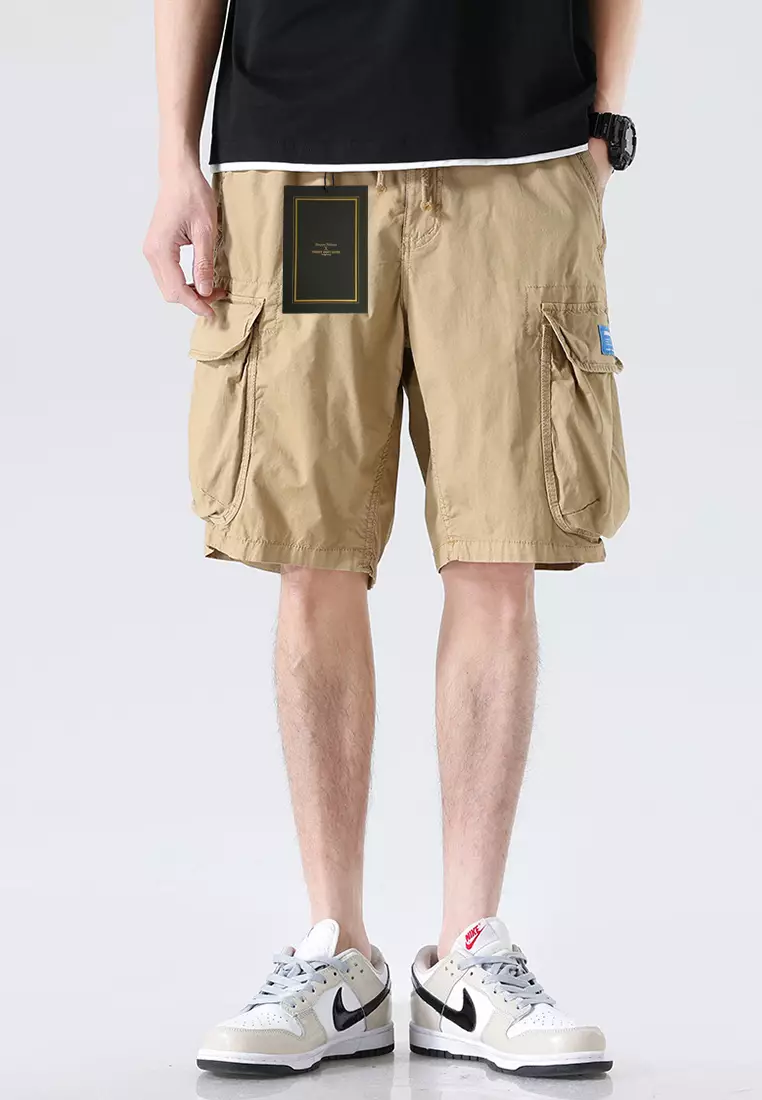 Mens cargo shorts deals with phone pocket