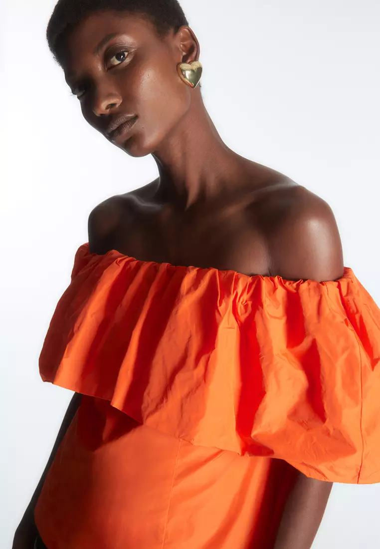 Voluminous Off-the-Shoulder Top