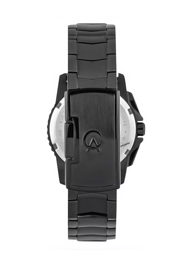 Alexandre Christie Jam Tangan Wanita - Stainless Steel - Black - 6455 BFBIPBA